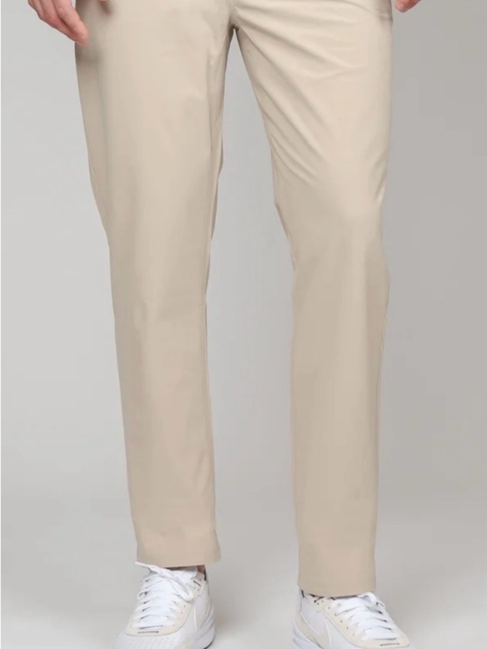 Rhoback Men's Chinos in Light Khaki delta performance size 36x30x